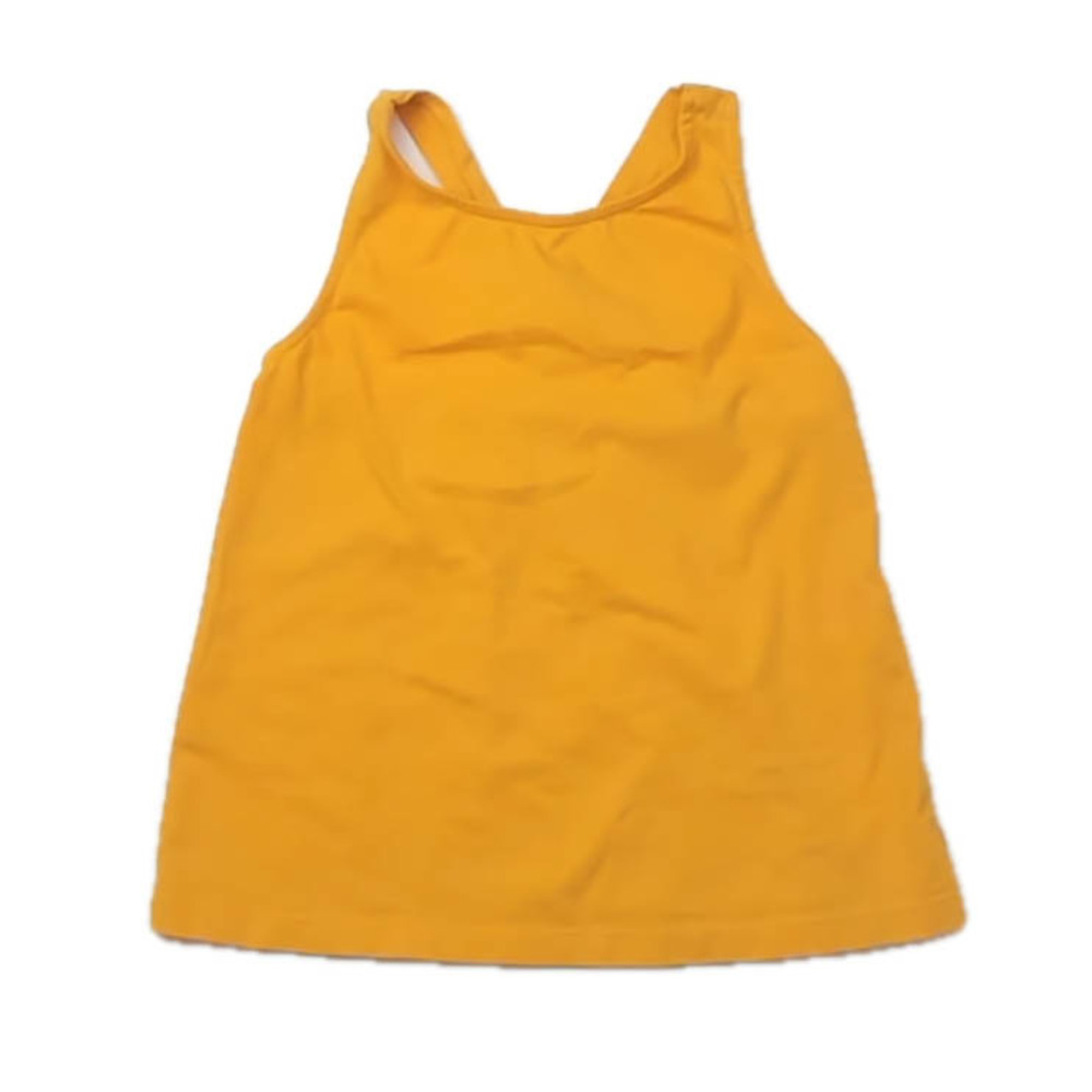 Jacadi Girls Yellow Tank Top size: 8 Years